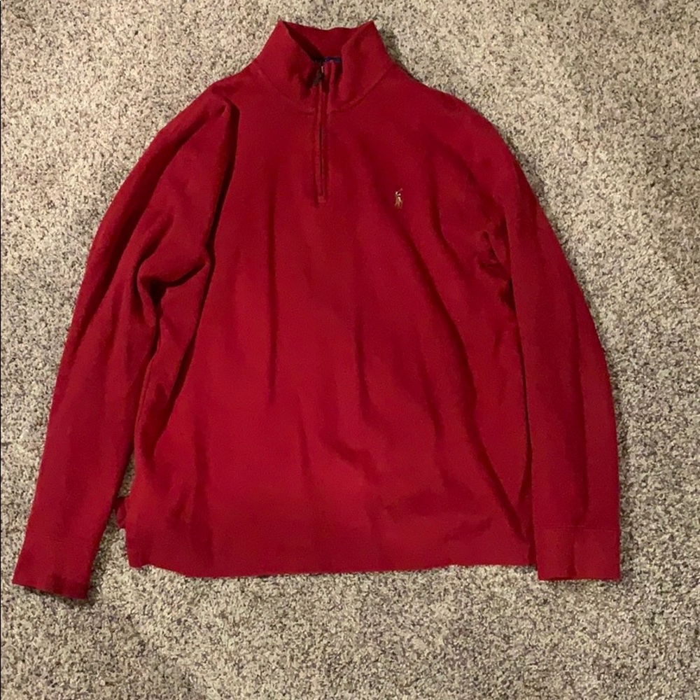 Polo 1/4 zip sweater
